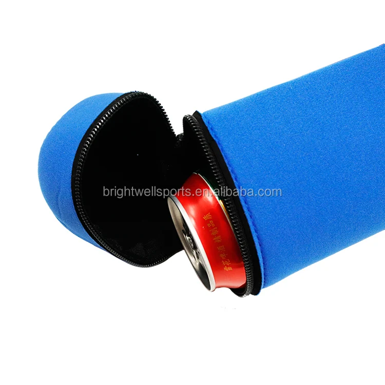 Portable Insulated 6 Pack Beer Can Tube Cooler Holder Neoprene 6 Can Cooler Bag