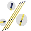 LZ strong broom cleaning adjustable heavy duty telescopic mop pole with hooks
