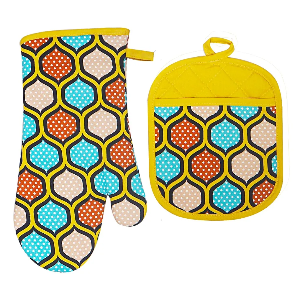 Custom Printed Pot Lid Holder Silicone Pot Holder With Pockets