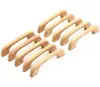 Custom Wood Unfinished Drawer Knobs Pulls Handles For Kitchen Cabinets Furniture Dresser Wardrobe Cupboard