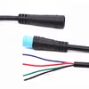 Free Sample IP68 waterproof M8 cable connector 3 pin Plug for LED Lighting