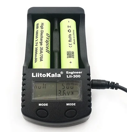 KKLii-300 3.7v Li-ion/1.2v Ni-Mh/Ni-Cd battery charger