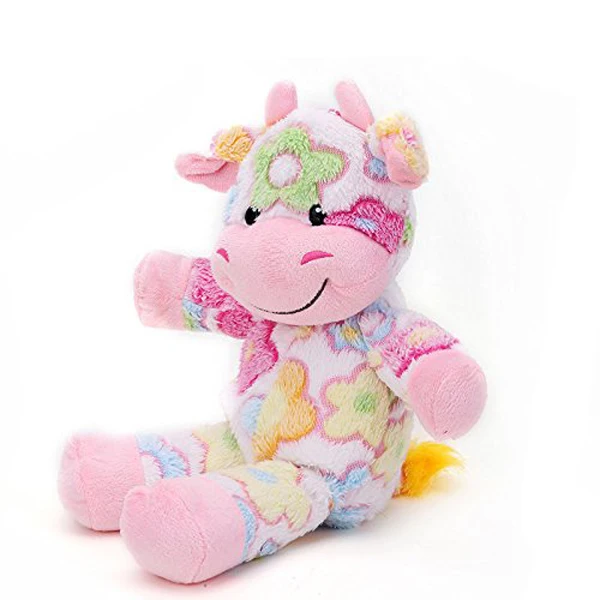 20cm Sitting Lovely Pink Cow Plush Toy,Plush Stuffy Cow Toy,Pink Cow