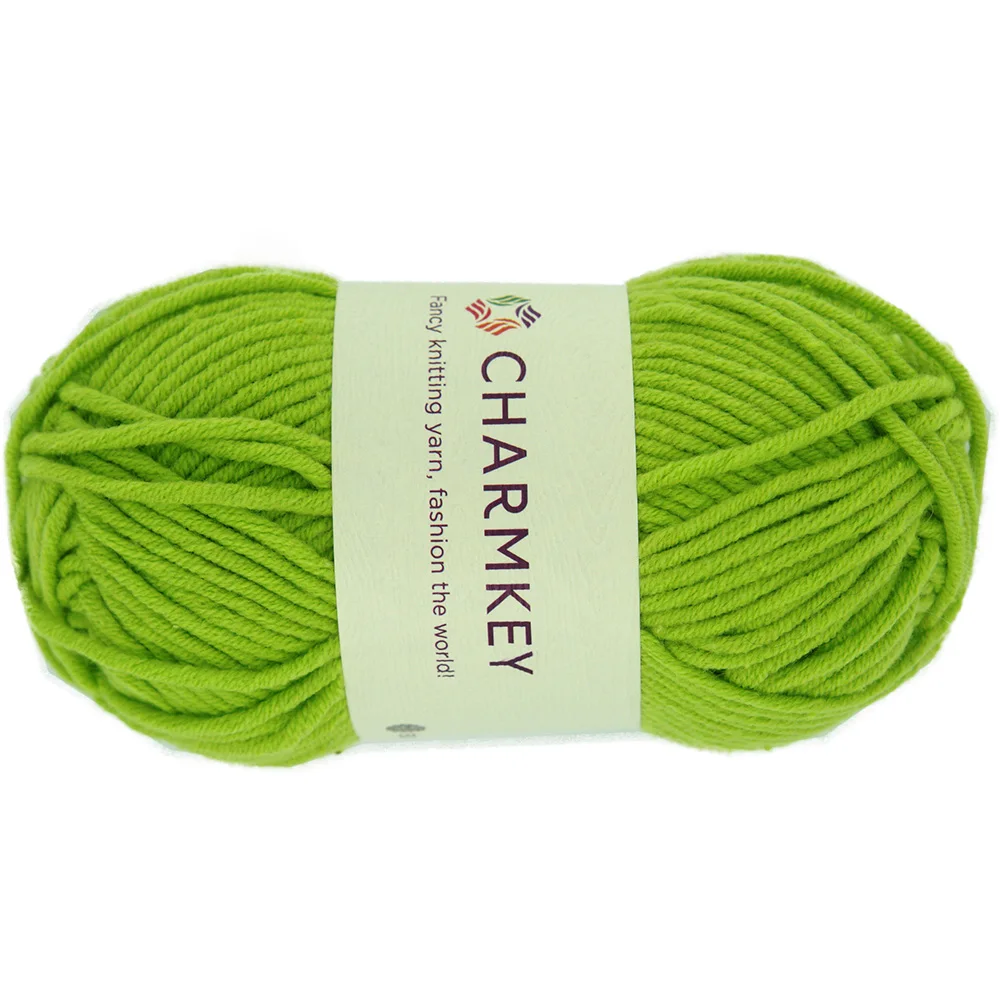 Charmkey Fancy Cotton/acrylic Blended Yarn Of 45cotton 55acrylic