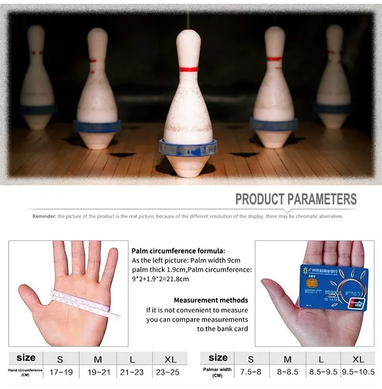 Two Color Thumb Saver Bowling Ball Gloves With Anti Slip Silicon Buy
