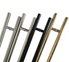 Golden Handle Glass Wood Door Gold Handle I Shaped Door Pull