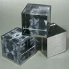 Fashion designed 3D glass photo cube/crystal cube photo frame CP-004