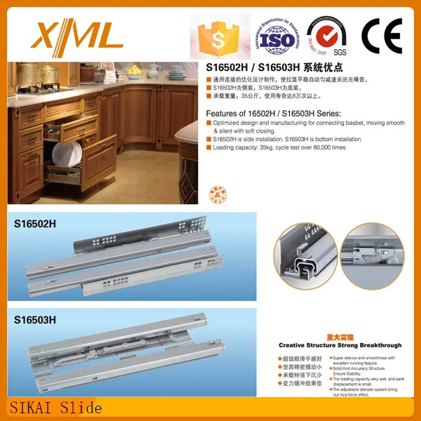 Fresh Look at Under Mount Soft Close Drawer Slide Self Closing Hidden Drawer