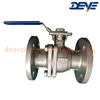 Cf8m SS316 2pc Flanged Split 150# with iso plate lock lever Ball Valve