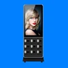 Android Totem LCD Screen Advertising Cell Phone Charging Kiosk With Digital Signage Free Remote Control Software