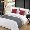 JR530 Hotel Bed Linen Queen Size 50% Cotton 50% Microfiber Bed Sheet