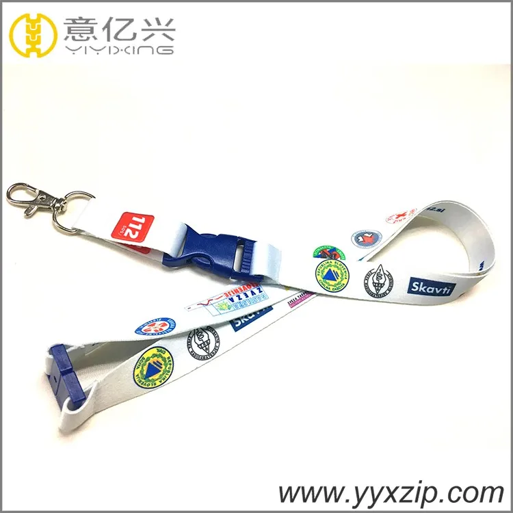 heat press double sided logo lanyard