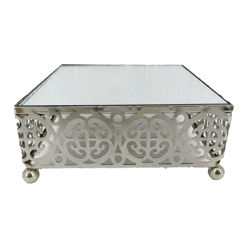 Vanity Perfume Tray Square Dresser Tray Silver Mirror Tray Buy