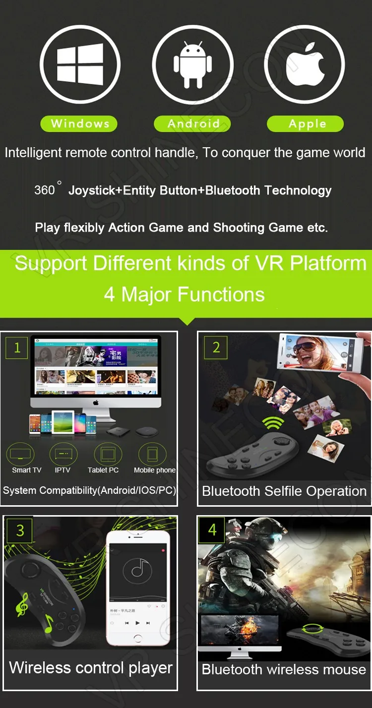 热卖 vr 遥控器操纵杆蓝色电影视频 ps4 ps3 游戏