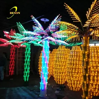 Outdoor Led Palm Tree Light For Christmas Decoration Buy Outside