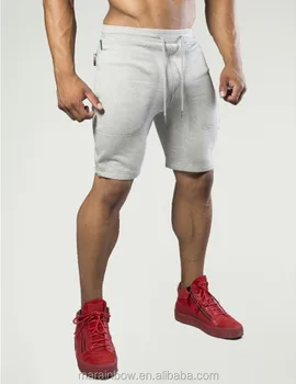 light grey sweat shorts