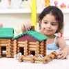 Environmental Safety Intelligent Kids Building Blocks House Wooden Toy