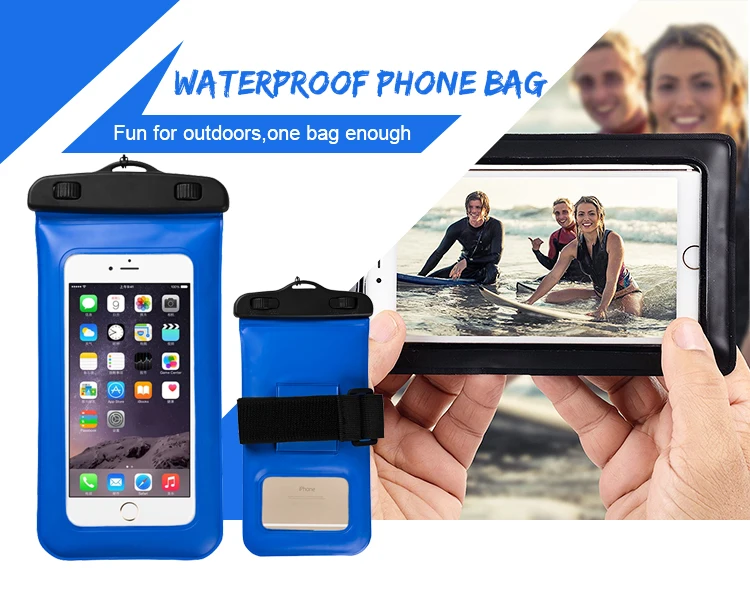 Remarkable outdoor waterproof mobile phone pocket dry bag case enduring accessories cell phone pouch