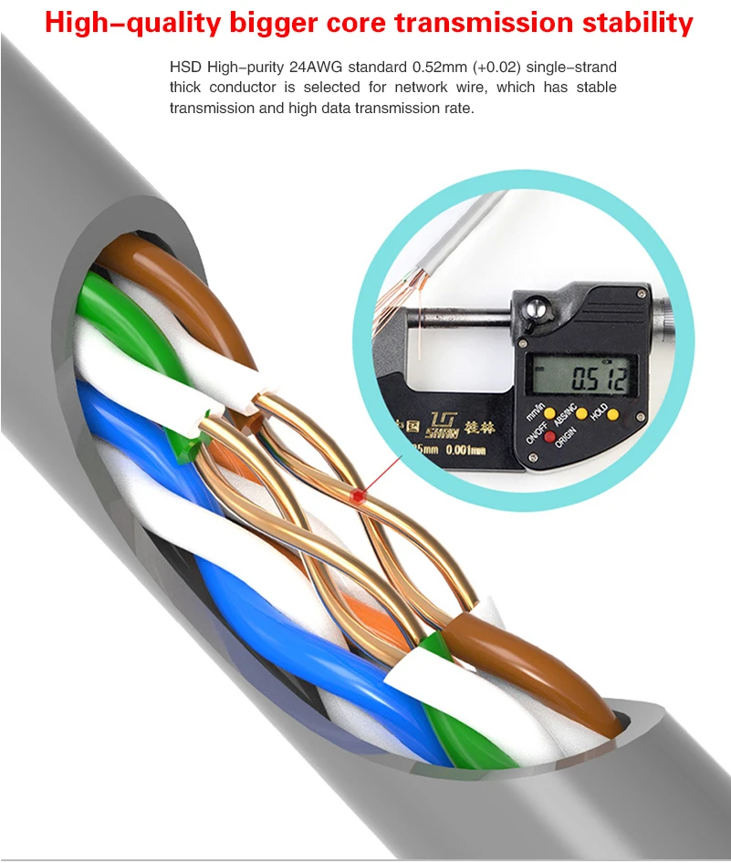 Utp Cable Cat5e 4p 26awg Fire Resistant 8 Pair Lan 2pr 24awg Cat 5