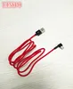 New design fabric L shape magnetic cable 1.2M for Micro Nylon Braid data cable to magnetic USB cable