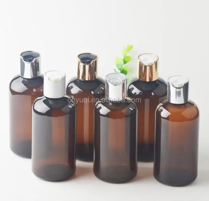 8oz 250ml Amber Shampoo Bottle With Pressure Disc Cap Buy 250ml