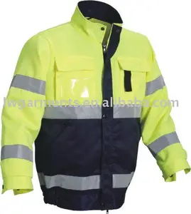 OXFORD WATER PROOF HIGH VISIBLE REFLECTIVE JACKET WITH POCKET OXFORD WATER PROOF HIGH VISIBLE REFLECTIVE JACKET WITH POCKET
