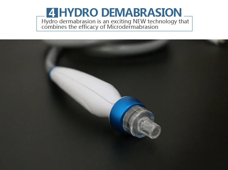 hydra dermabrasion skin peel with led light  peel pdt system beauty equipment oxyjet facial machine