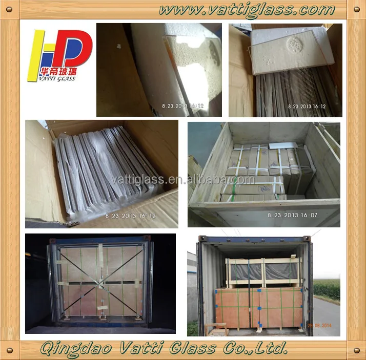 Heat Resisting Tempered Ceramic Fire Screen Gas Fireplace Door