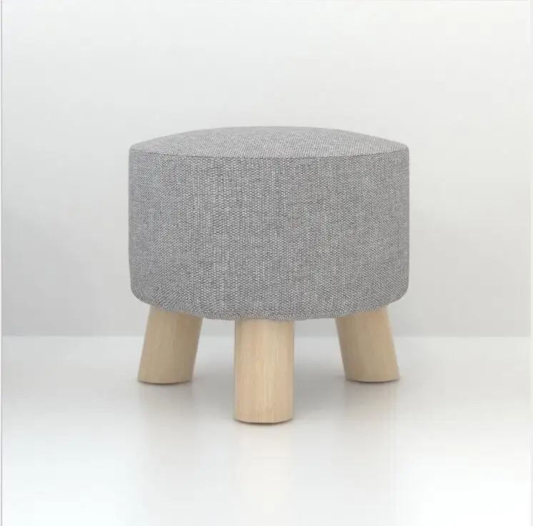 Solid Wood Footstools Home Simple Art Three Feet Stools Recreation Solid Wood Footstools Home Simple Art