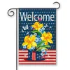 Sublimation Custom Printing American Cap Garden Flag