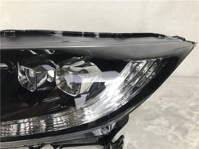 LED headlight For HONDA HRV HR-V for Vezel Head Lamp 2015-2017  year Black Housing LF