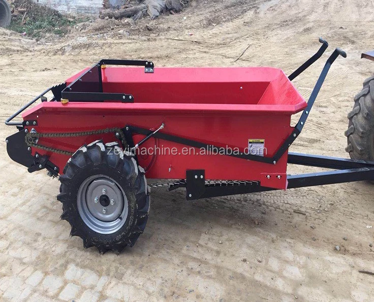 Agricultural Atv Tractor Mounted Mini Manure Fertilizer Spreader For