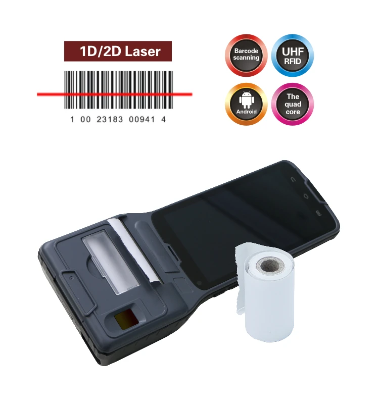 Cilico Cm550 Barcode Scanner Printer Combo 1d/2d Scan And Finger