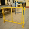 pvc coated temporary fence / Triangle bending galvanized welded wire mesh fence