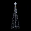 Northlight Christmas Central 5-ft Multi-Color LED Lighted Outdoor Show Cone Tree Yard Art Decoration