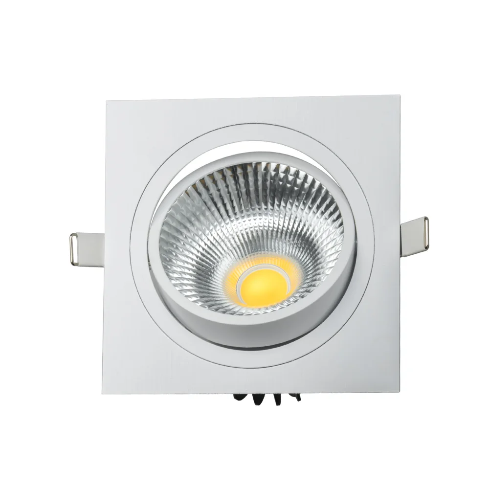 30w led square glass ceiling mounted led downlight with CE RoHS SAA certification