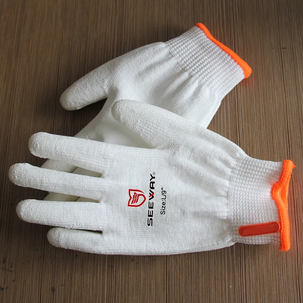 Custom High Protection Against Cut Sharp Object Handling Gloves With Pu