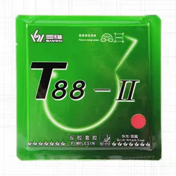 ITTF approved quick attack loop pimple in table tennis cover rubber sanwei T88 ping pong rubber