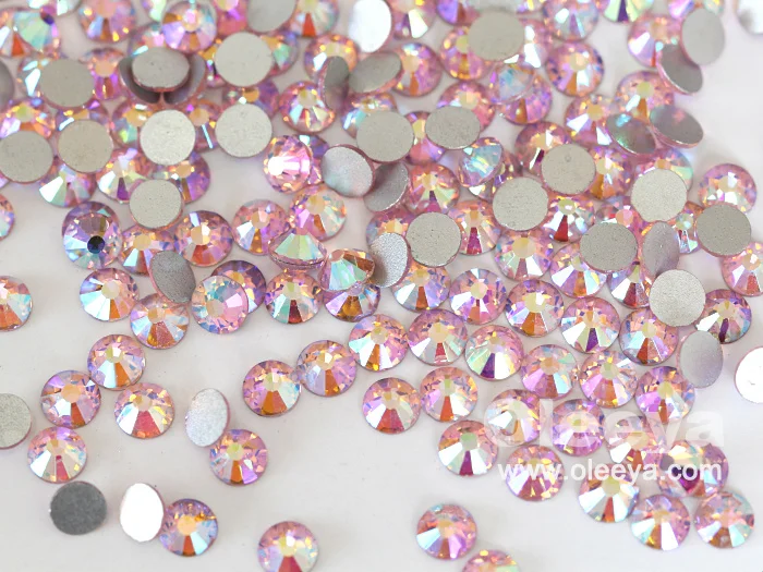 Factory Wholesale New Color  SS20 Northern Light Flat Back Crystal Strass Glass Non Hot Fix Gems for Bikinis Decoration