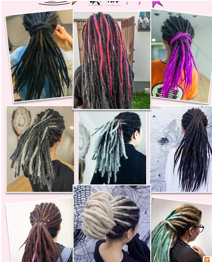 Premium Cheap Soft Dreadlocks Hair Weave With Large Stock For