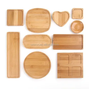 shallow wooden tray