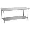 Restaurant kitchen stainless steel fast food table work bench