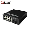 1 single fiber sc port 8 rj45 ethernet port optic ethernet hub layer 2 switch for san