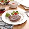 Hotel ceramic thickening western cutlery set simple ceramic dish