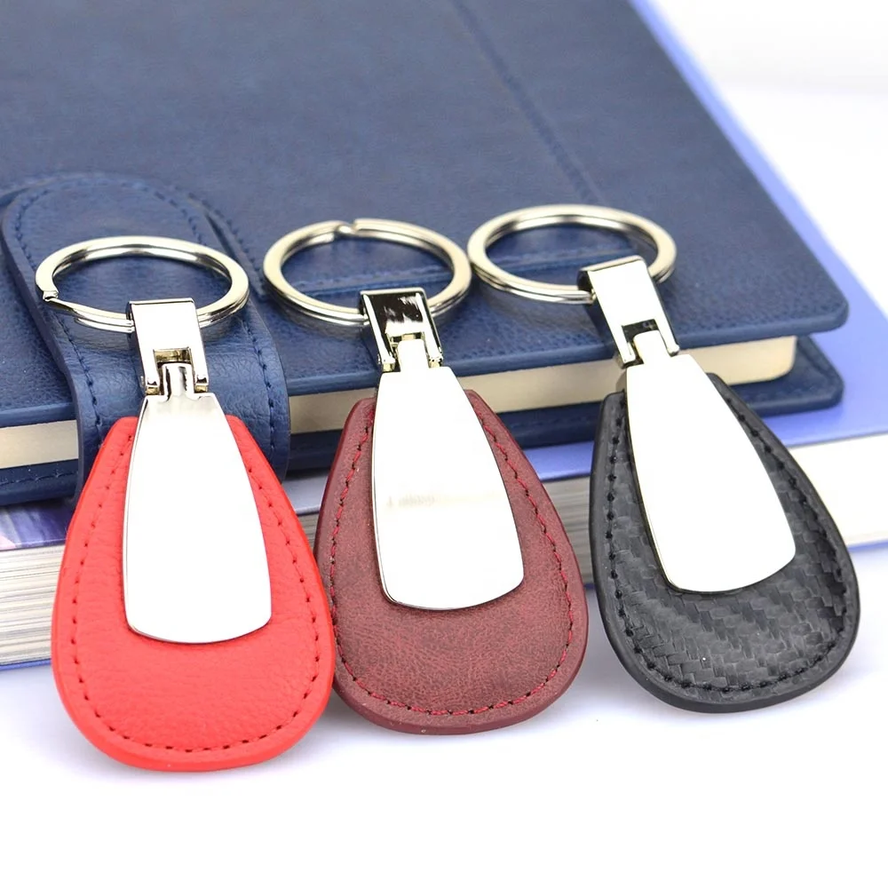 Keychain Manufacturers Cheap Custom Hotel Leather Promotional Keychain