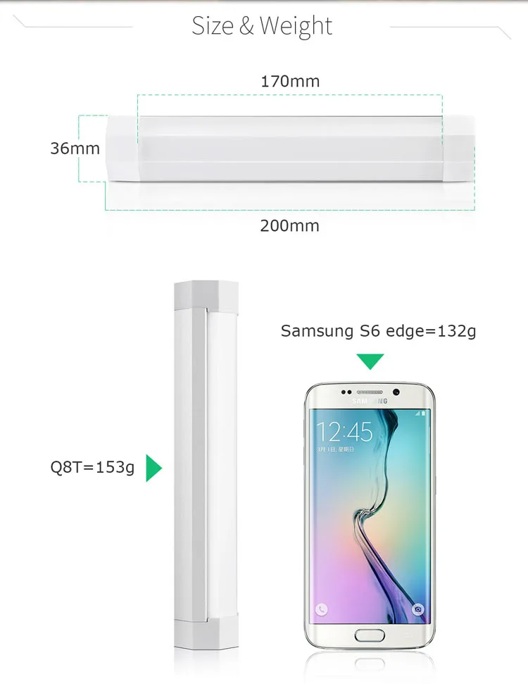 Emergency Super Bright Tent Light Rechargeable Outdoor Portable Hanging Dimmable LED Camping Lamps