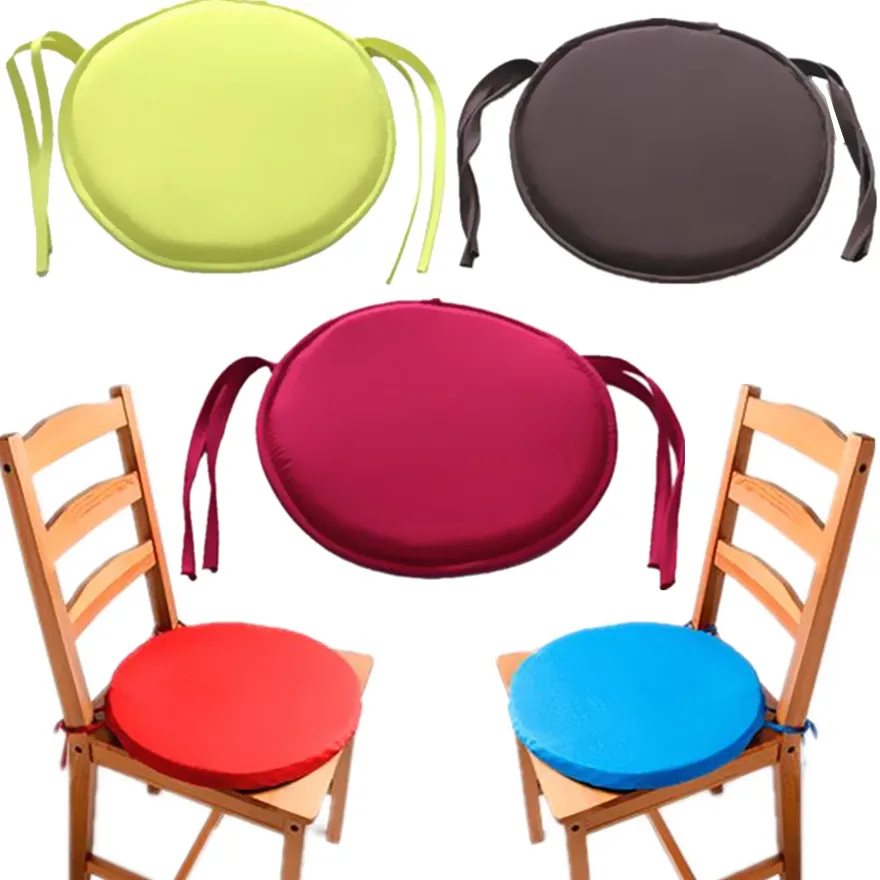 New Round Chair Cushion Pop Patio Office Seat Pad Tie On Square Garden Kitchen Dining Pillow Thick Sponge Tatami New Round Chair Cushion Pop Patio Office Seat Pad Tie On Square Garden Kitchen Dining Pillow Thick Sponge Tatami