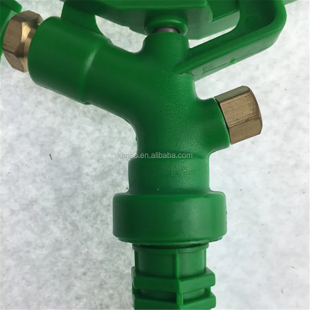 360 Overhead Rotary Mobile Low Pressure Lawn Garden Watering Impact