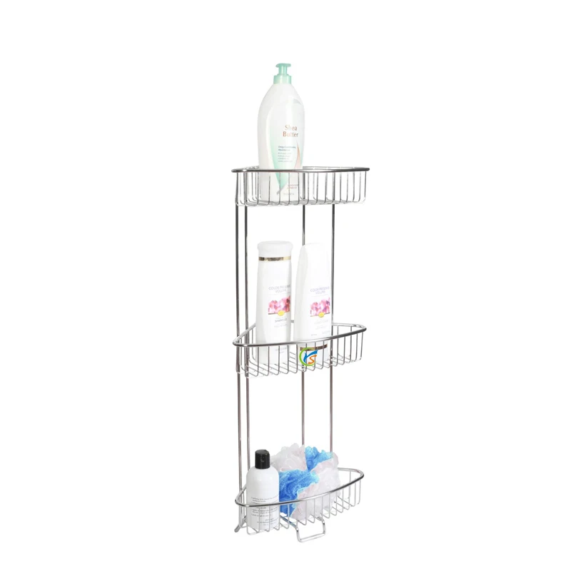 Shower Floor Caddy Stainless Steel Rust Free Guarantee 3 Tier Buy Caddy Floor Caddy Shower Floor Caddy Product On Alibaba Com