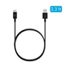 Best selling 1m copper nylon braided micro portable charger usb cable cha type c box and odm gift charger keychin usb cable